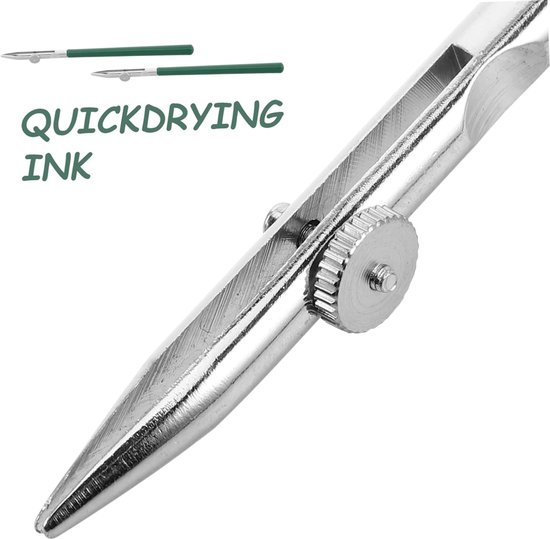 2 Stuks Verstelbare Masking Fluid Pen voor Preciese Lijntjes Ergonomische Manga Ruling Pen voor Striptekenaars Waterverf Illustratie — afbeelding 4