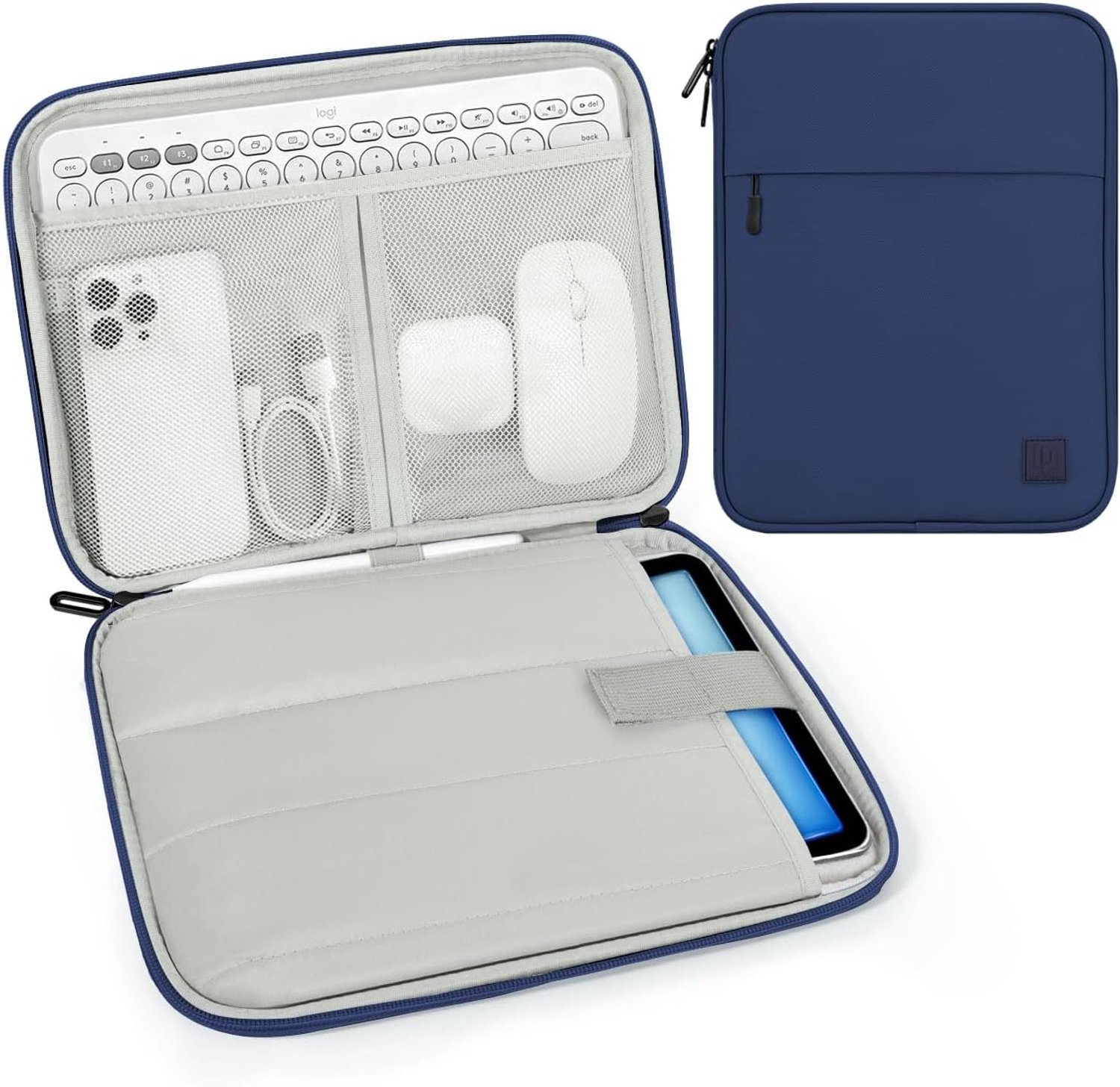 Dadanism 9-11 Inch Tablet Sleeve Padded Carrying Case, Denim - ShopVlot