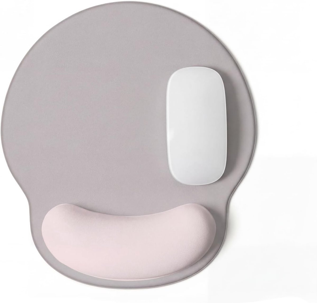 Ergonomische Gel Memory Foam Handpalmsteun met Polssteun，Gaming Muismat Armsteun voor Computer Kantoor Bureaustoel Accessoire，Paars