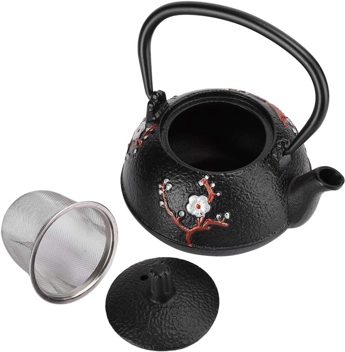 Theeketel, uit -Gaberchen Kettle met een Rechte Haak met Roestvrijstalen Filter voor Koffietheezakje