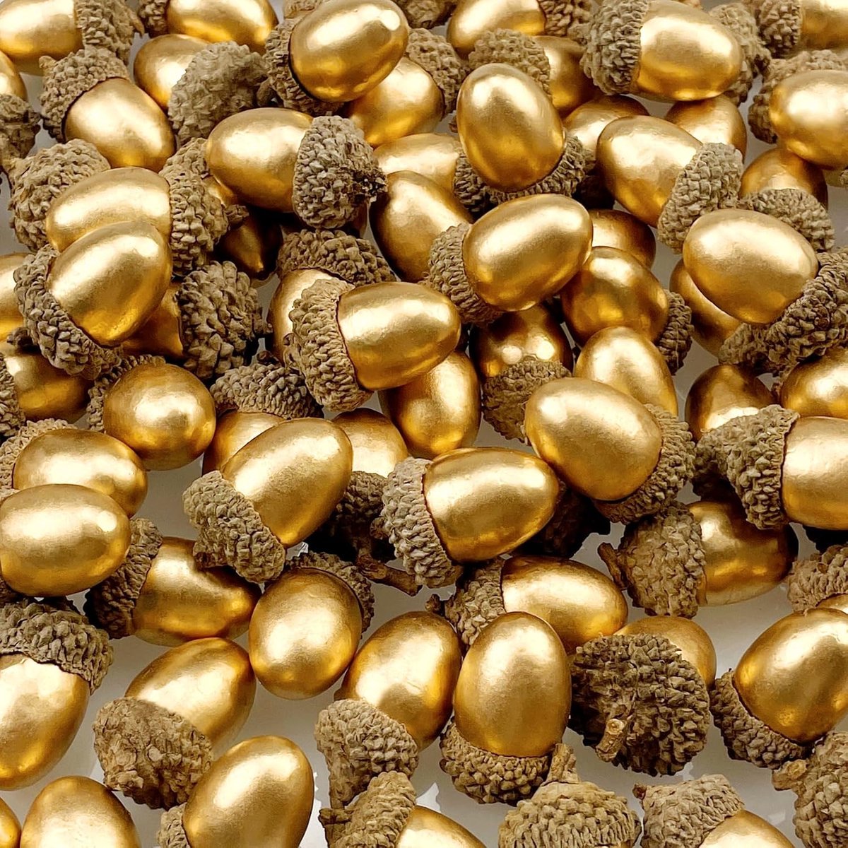 50 stks kunstmatige eikels gouden eikel met natuurlijke eikel dop nep eikel voor decoratie huis huis keuken decor kerst decoratie vallen tafel scatter crafting
