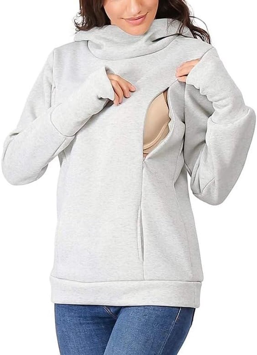 Borstvoedingshoodie zwangerschapstrui borstvoedingsvriendelijk sweatshirt voor borstvoeding borstvoeding zwangerschap borstvoeding