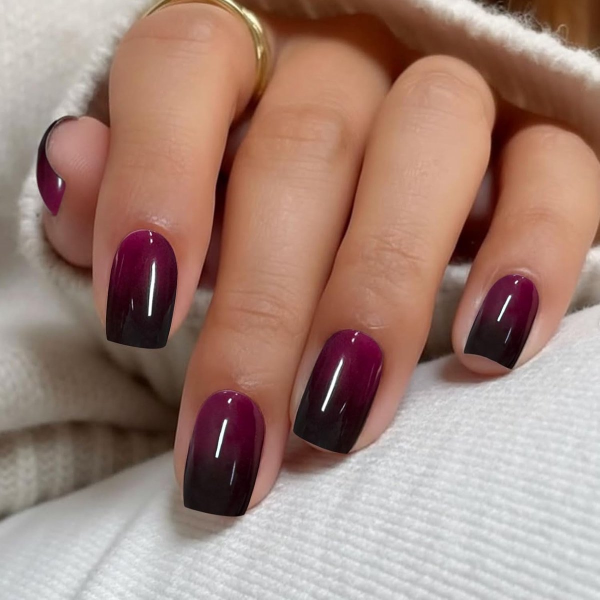 SnelShoppen - Gradient Nail Foil UV Gel Nagel Stickers - 20 Zelfklevende Nagel Stickers - Duurzaam, Non-Toxisch, Gemakkelijk in Gebruik - Perfect voor