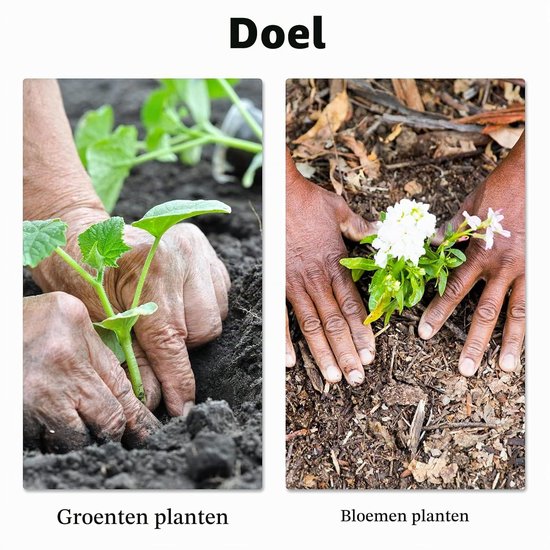 Gat Digger auger voor het planten van Bollen en Zaailingen, Heavy Duty Uitgebreide Spiraal Boor, Solid Core Shaft Planting Auger, Tuin Lamp Planter Gereedschap 4x22cm — afbeelding 4