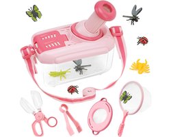 Hunting Kits voor Kinderen - 5 stuks Kids Bug Catching Kit met 12 Nep Insecten, Outdoor Explorer Kit Speelgoed voor Peuters, Educatief Speelgoed Geschenken voor Jongens Meisjes 3 4 5 6