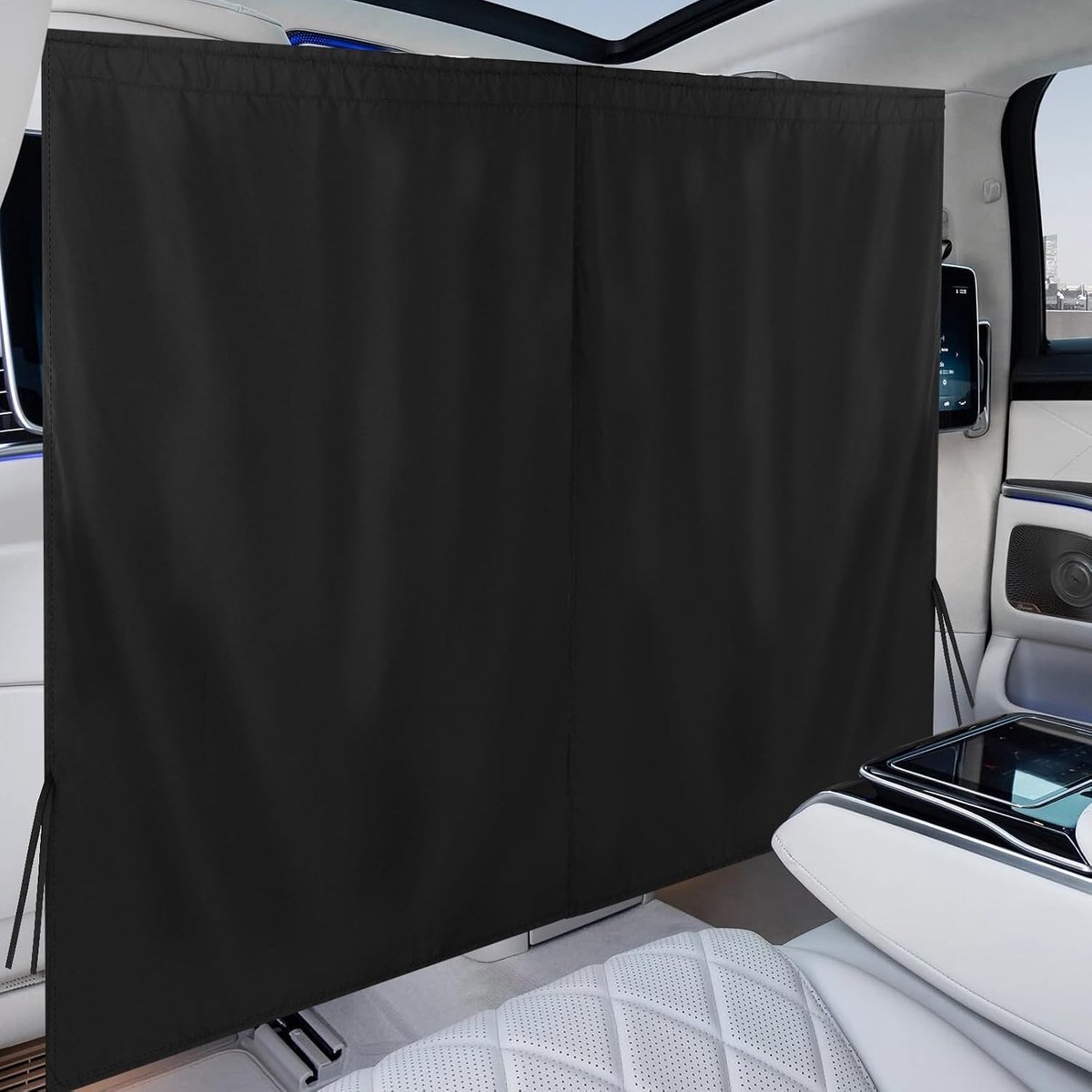 Scheidingsgordijnen, beschermt de privacy, 140 x 80 cm, afneembaar auto-privacygordijn, voor SUV, auto en de meeste auto's (S)
