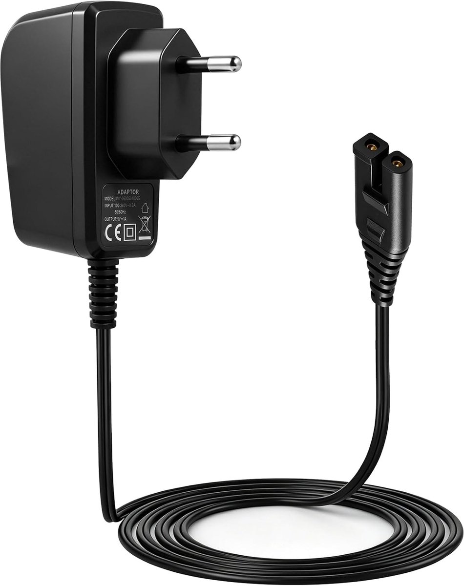 5 V 1 A oplader stofzuiger zwembad voor Intex 28620 28620E 28620EP 12269 CL1704, adapter USB 5 V snel opladen voor zwembadstofzuiger, zwembadreiniging, lengte 1,5 m