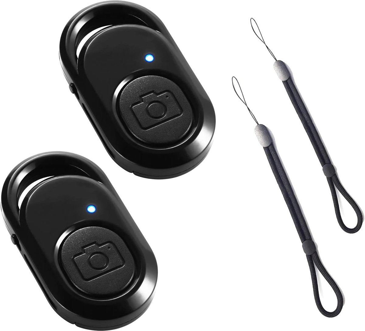 Remote Control Selfie Remote Control, Draadloze Bluetooth-technologie voor OS, Android smartphone, Polsarmband inclusief 2 stuks