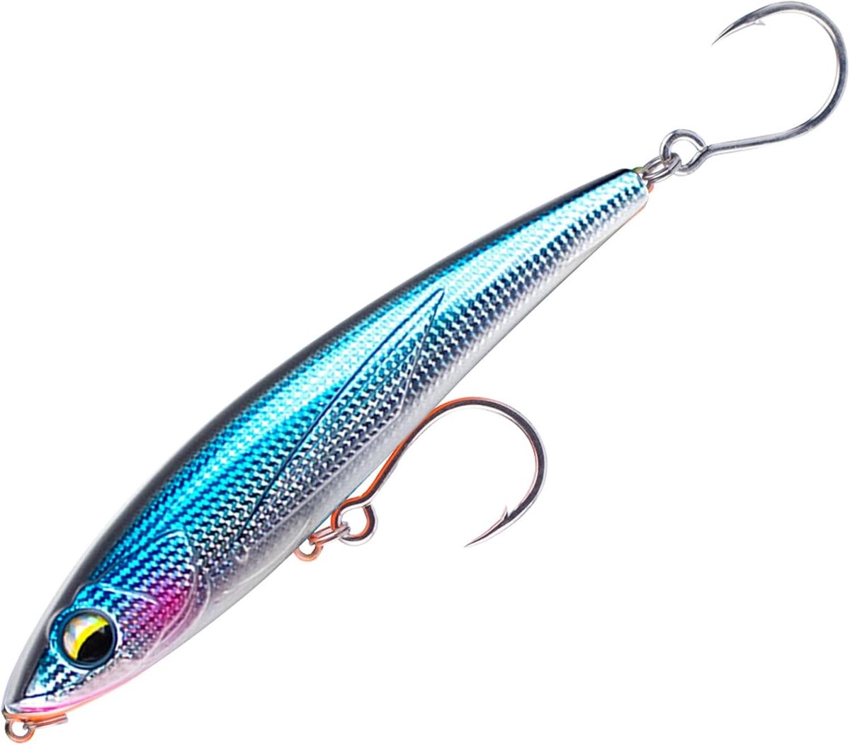 Lokaas, 12 cm/50 g lokaas met wijd werp, kunstaas, zinkend zeevissaas.