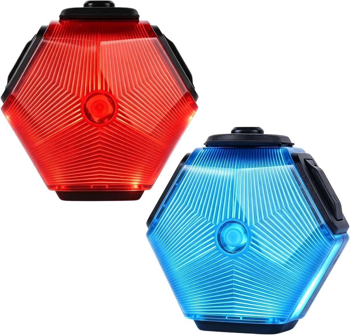 2 stuks lichtgevende halsbanden voor honden, oplaadbaar, waterdicht led-hondenlicht met USB-C, veiligheidslicht voor honden tijdens het wandelen, kamperen en nachtwandelen