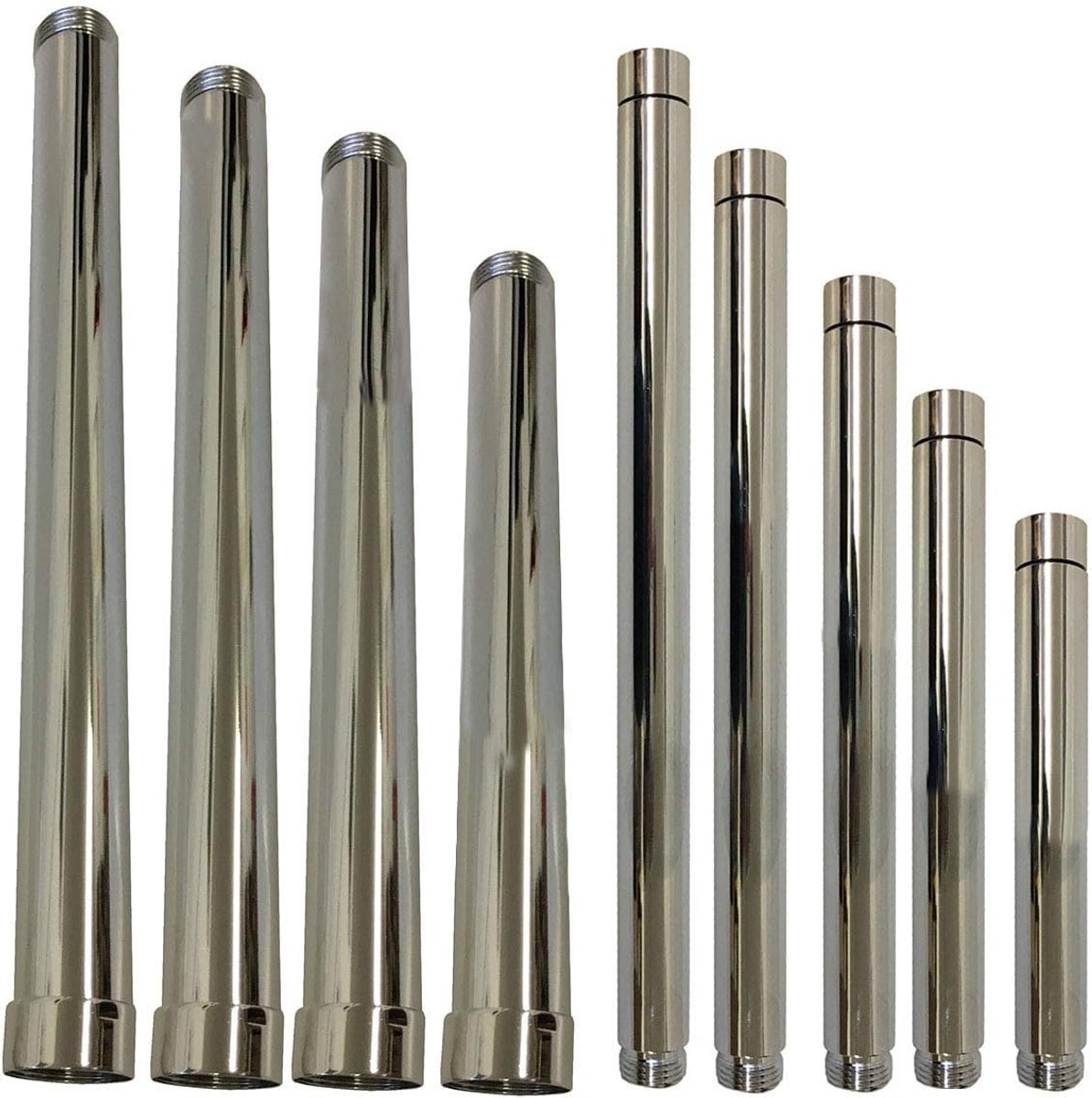 Verlengbuis verlengarm kraanverlenging douchearm 1/2 inch of 3/4 inch (buisverlengingsgeur 70 cm 1/2)
