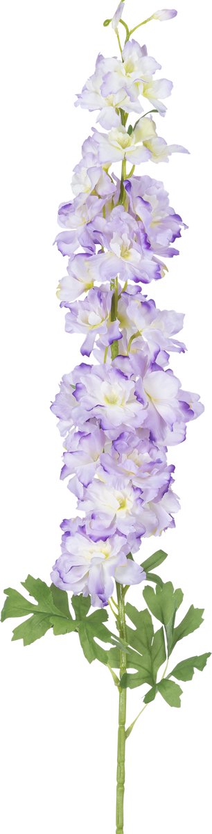 Easyplants | Kunstbloem Delphinium 105 cm paars | Zijde | Nepbloemen | paars | Onderhoudsvrij | Kant-en-klaar