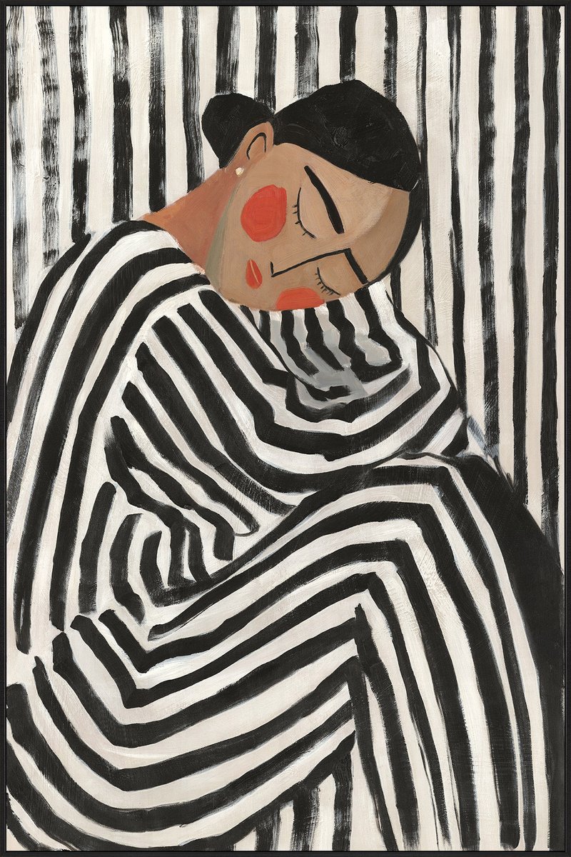 Schilderij Hidden Gaze 70x105cm