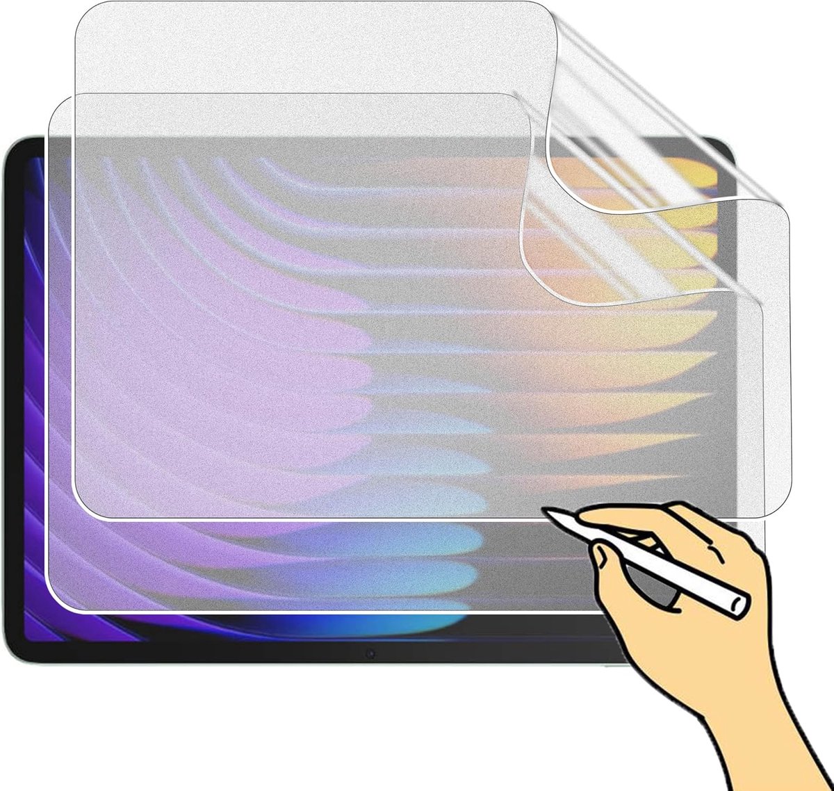 Displaybeschermfolie van papier voor Xiaomi Pad 7 11,2 inch, 2 stuks
