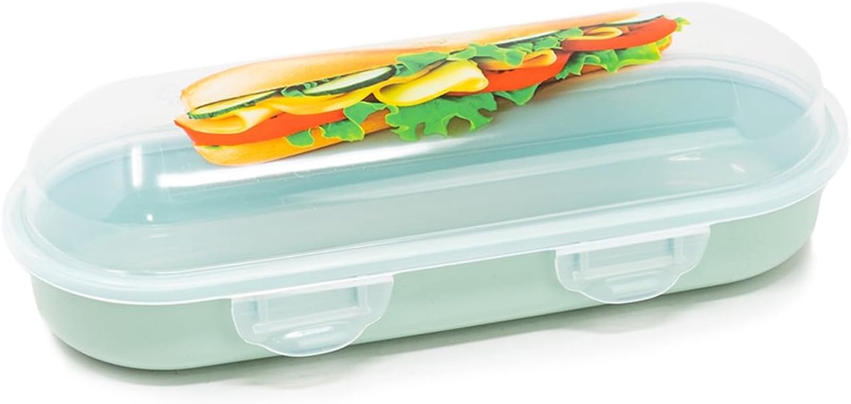 Lunchsandwich-boxen | Broodtrommels voor pauze | 1 willekeurige kleur