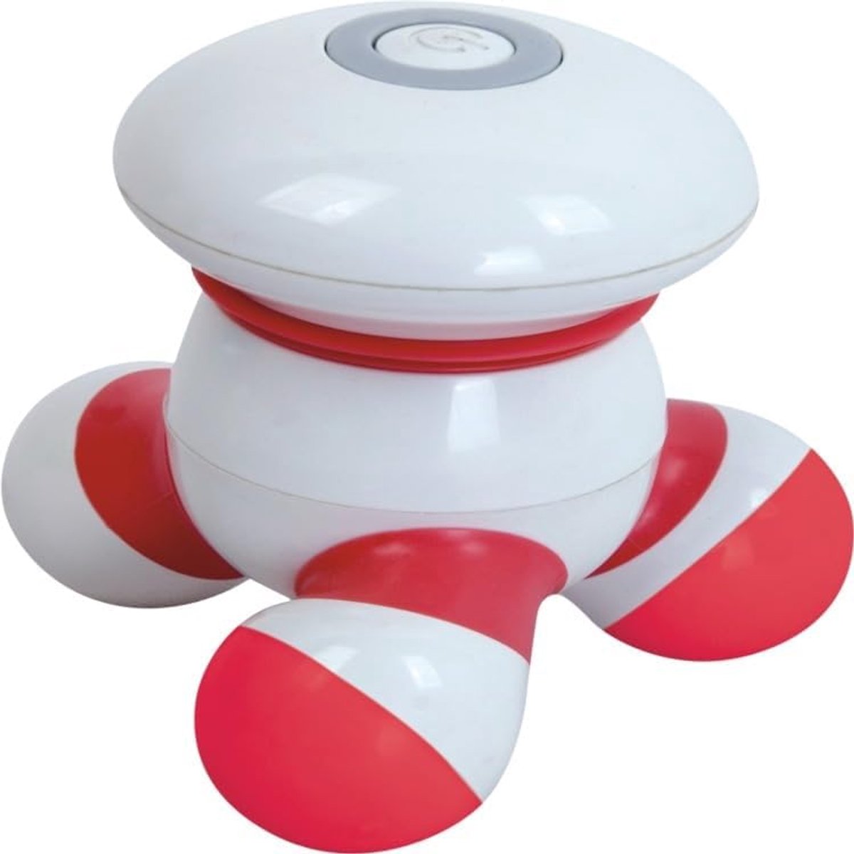 Vibratie, lichaamsmassage met ledlicht, voor hoofd, hals, rug, armen, schouderpijn, werkt op batterijen