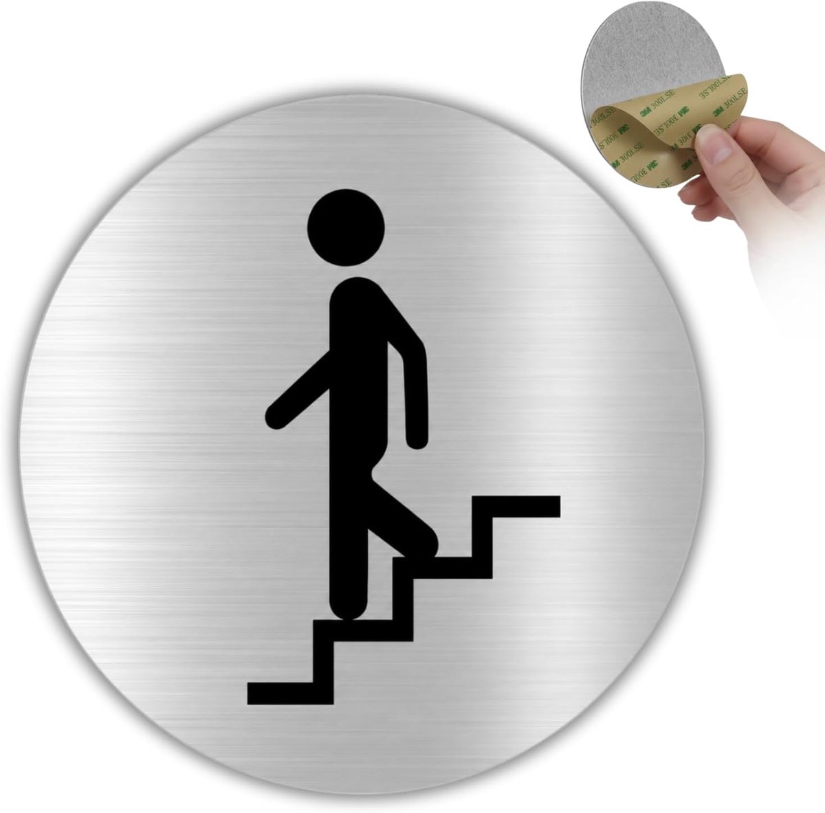 Trap Bord - Ø 10 cm - Aluminium - Let op Lage Afstapje