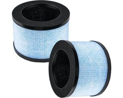 Vervangingsfilter voor CONOPU DH-JH01 & DH-JH06 luchtreiniger, 3-in-1, H13 True Hepa met zeer efficiënte actieve kool en voorfilter, vervangingsfilter (2 stuks)