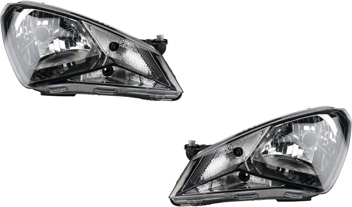 Koplampen Halogeen Front Main Geschikt voor Seat MII 10/11- H4 Set Links Rechts