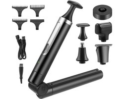 Mura Rug Scheerapparaat - Tondeuse - Bodygroomer - Haarverwijderaar - Hair Remover - Body Shaver - Opvouwbaar - 10 Clippers