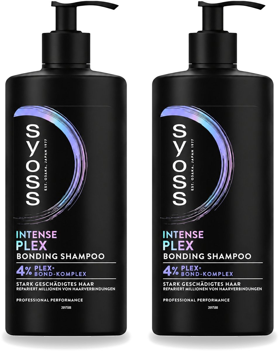 2 x Syoss – Shampoo – Intense Plex – 440 ml - Voordeelverpakking - 2 stuks