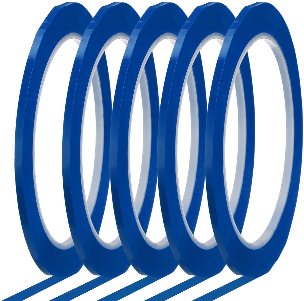 Whiteboard-plakband 3 mm x 66 m - blauw - lijnlijnen - ideaal voor rasters - ShopVlot