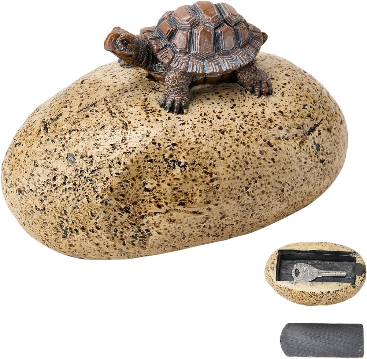 Schildpad-sleutelverstopplaats voor buiten, tuindecoratie