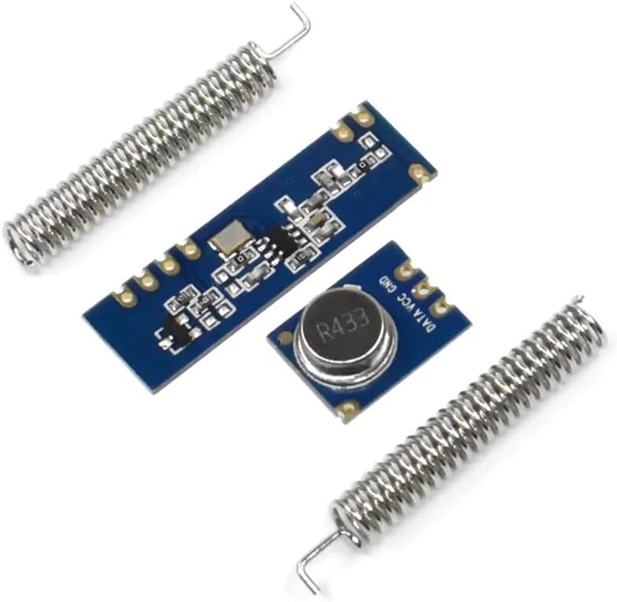 1 stuks ASK STX882 zender + SRX882 ontvanger + 2 stuks antennes 433MHz 100 meter