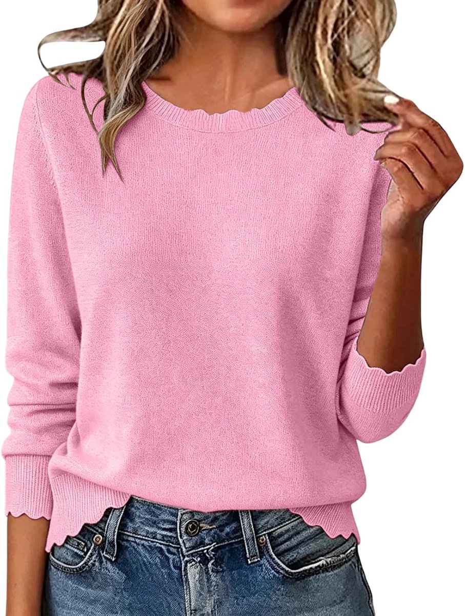 Oversized trui met lange mouwen