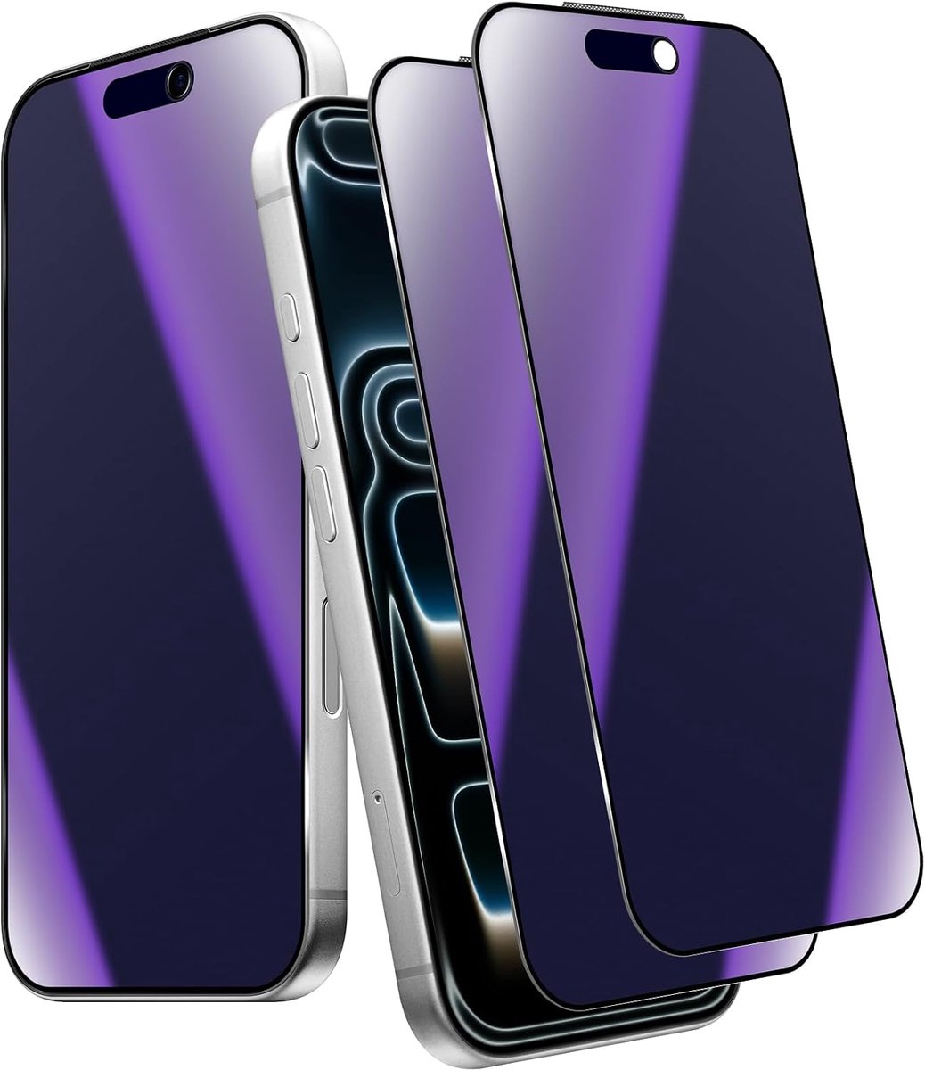 Privacy Screen Protector 17 Pro - Matte Tempered Glass - Anti-Blue Light - Bescherming tegen oogvermoeidheid - ShopVlot