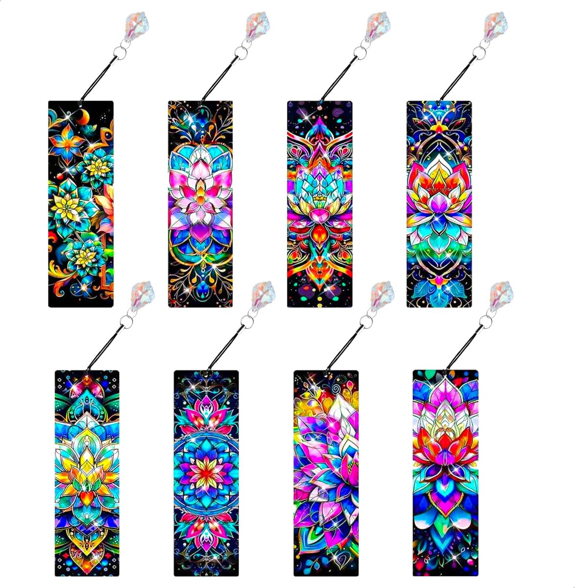 Diamond Painting boekenlegger maken - Mandala ontwerp - DIY knutselset - Perfect voor studenten - ShopVlot