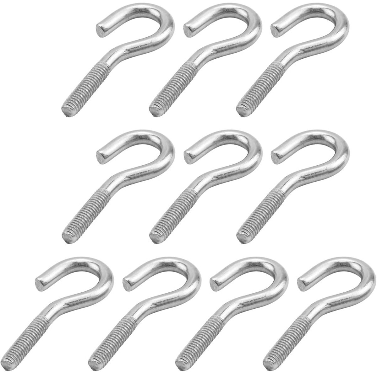 M8 schroefhaken 60 mm - roestvrij staal - heavy duty - ideaal voor ophangen - ShopVlot