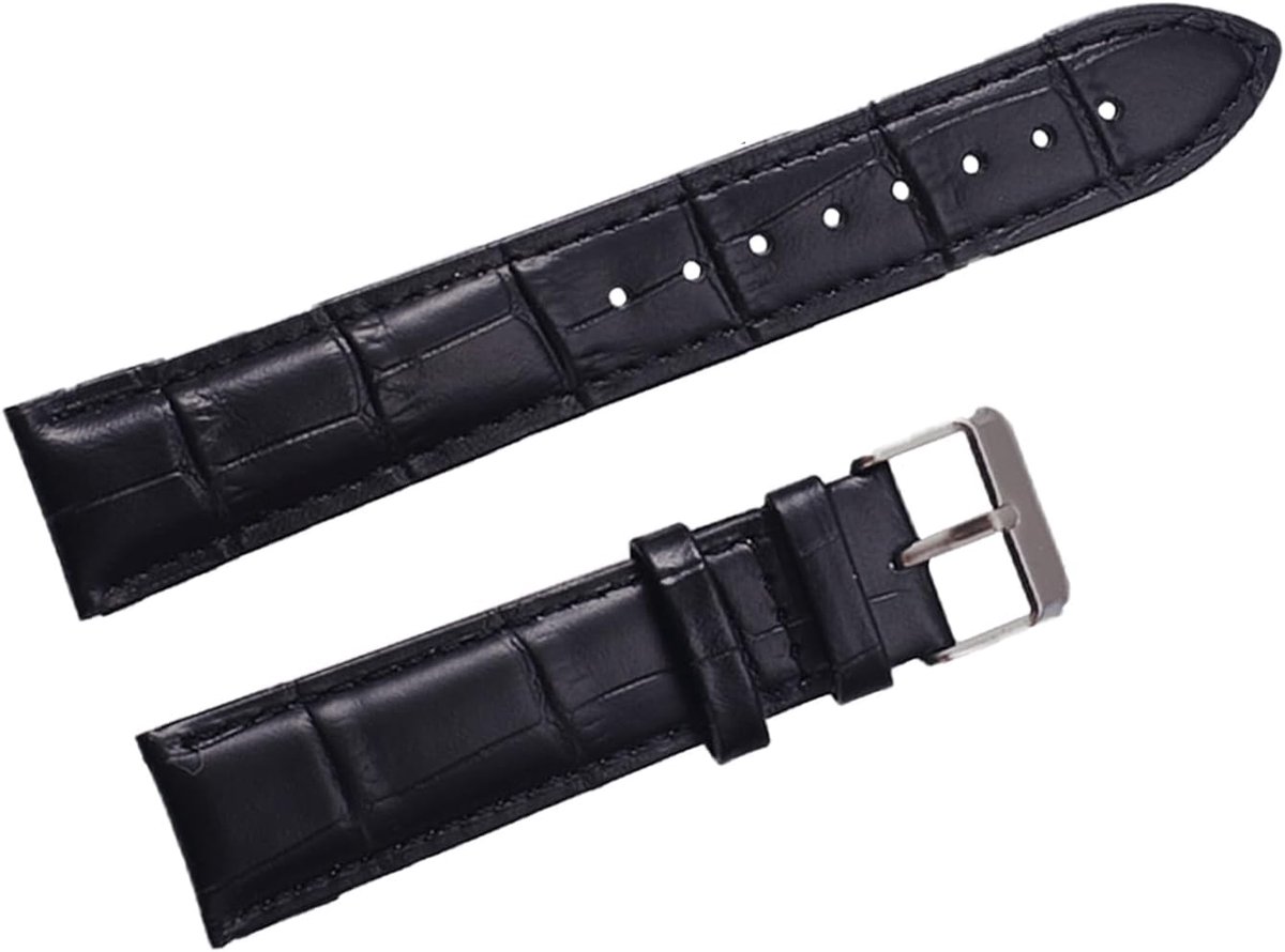 Horlogebandje 20 mm - authentiek leer - compatibel met verschillende modellen - stijlvol accessoire voor heren en dames - ShopVlot