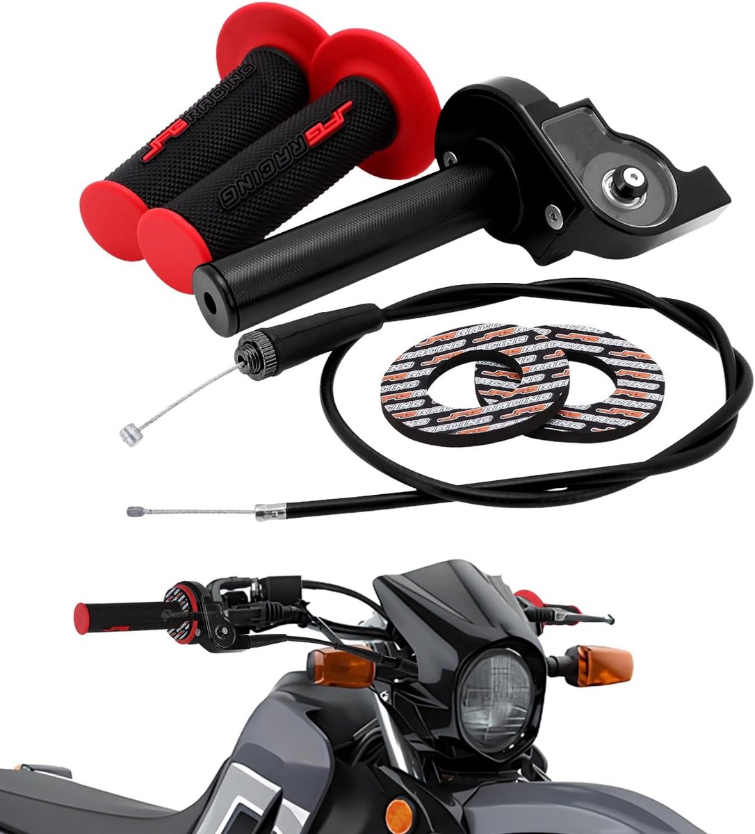AnXin Motorfiets Gasklep Twist Universeel voor 7/8 "22mm Motorfiets Stuur - ShopVlot