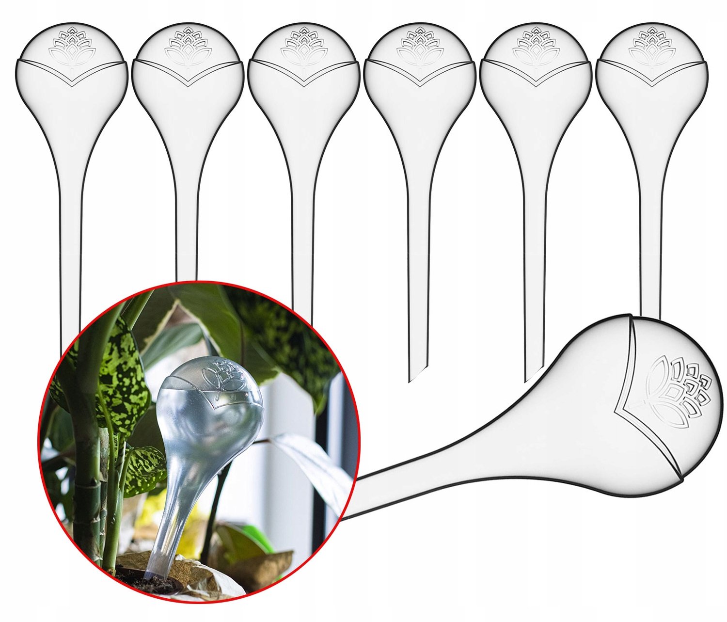 8x Watergevers voor Planten - 400ml Zelfwatergevers