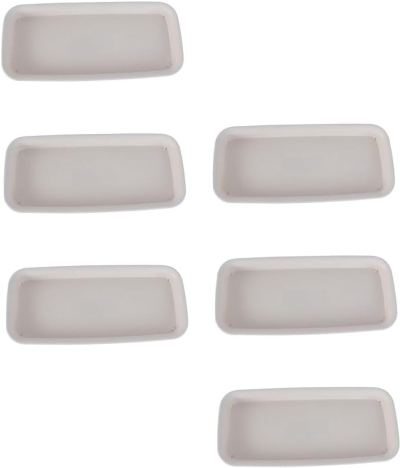 Schotels 6-pack Met Bodemschalen Plantenpotschotels Bodempallets Lekvrij Stevig Pp-materiaal