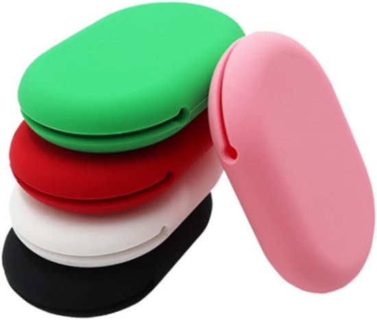 Jojofuny 2 Stuks Organiseer Uw Oordopjes Met Deze Siliconen Oordopjeshoes Hoofdtelefoonopbergzak Voor Kabels En Flashdrives Compact En Draagbaar — afbeelding 5