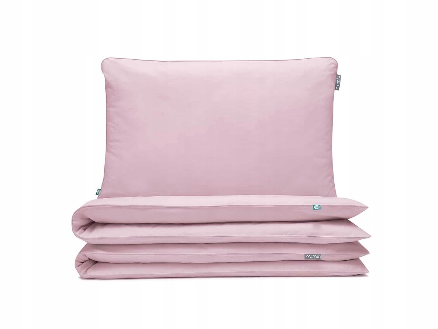 Merkloos Katoenen Dekbedovertrek Set Roze 220x200 cm met Kussenslopen