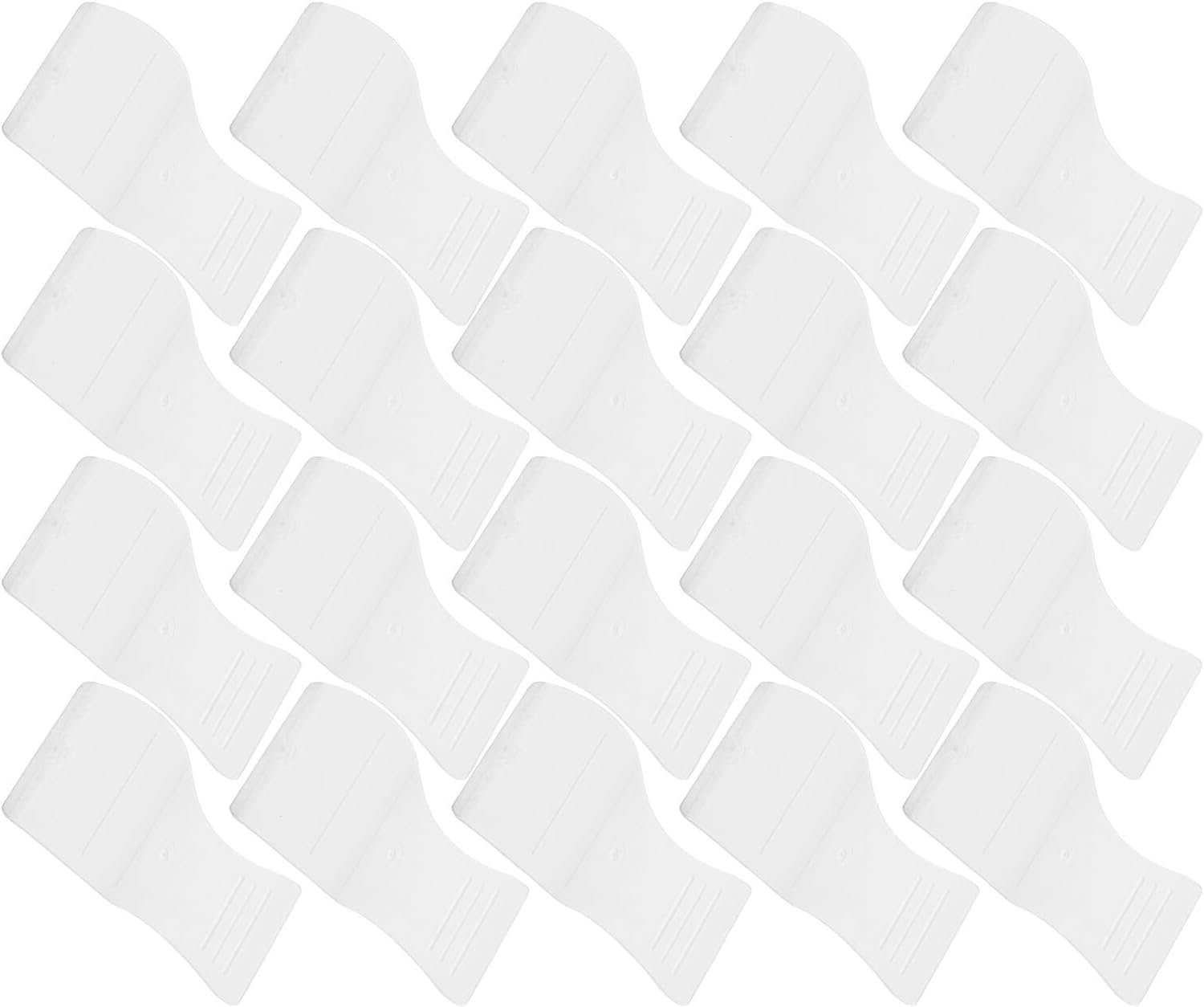20 Stuks Ontharingsspatels Sticks Wax-Applicatorsticks Ontharingscrème-Applicatorstick Ontharingsapplicator Voor Gezicht Wax-Applicatorsticks Wax-Spatel Transparant