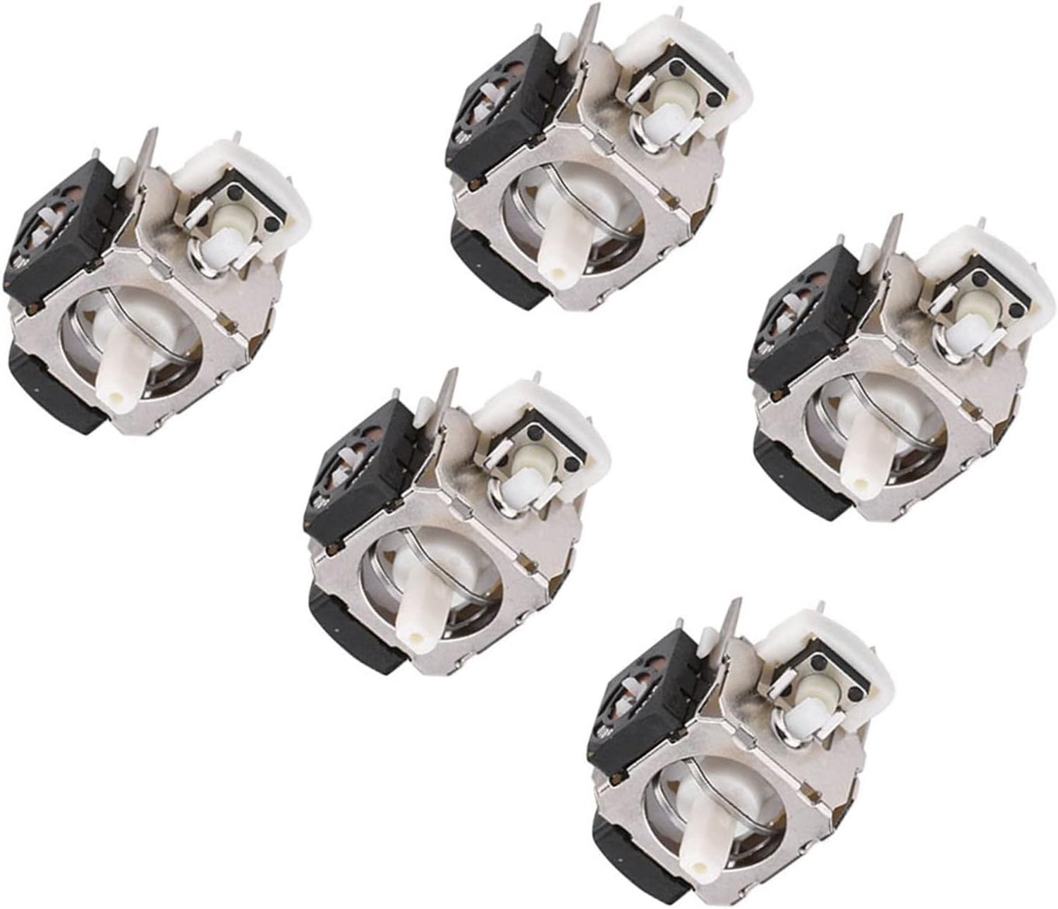 360 3D-joystickvervangingsset voor Draadloze Controller, Hoogwaardige Analoge Stick voor Reparatie, Plug-and-play Eenvoudige Installatie, 5 Stuks -gamers