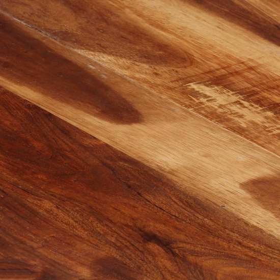 Bijzettafel, kleine bijzettafel, bank, kleine tafel, outdoor, woonkamer, meubels, salontafel, 140 x 70 x 40 cm, massief hout voor keuken, slaapkamer, tuin, balkon — afbeelding 3