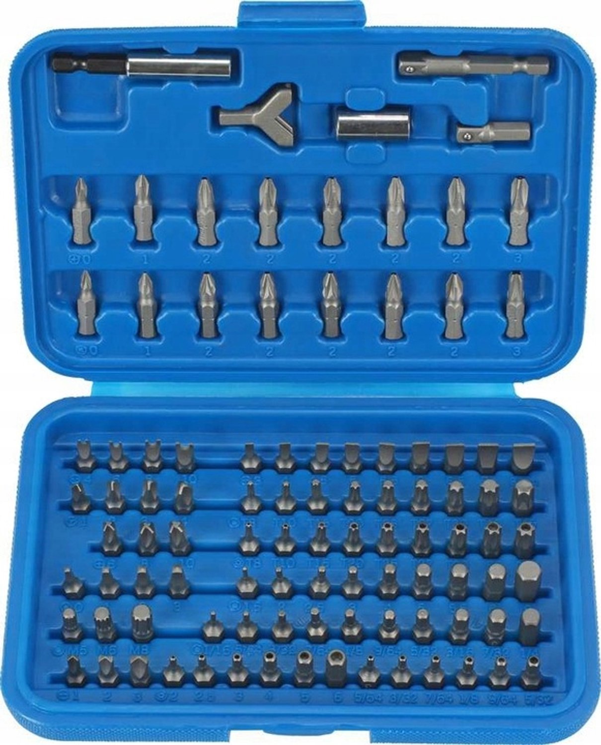 Condor 100-delige Bitset 1/4" - Diverse Bitsoorten