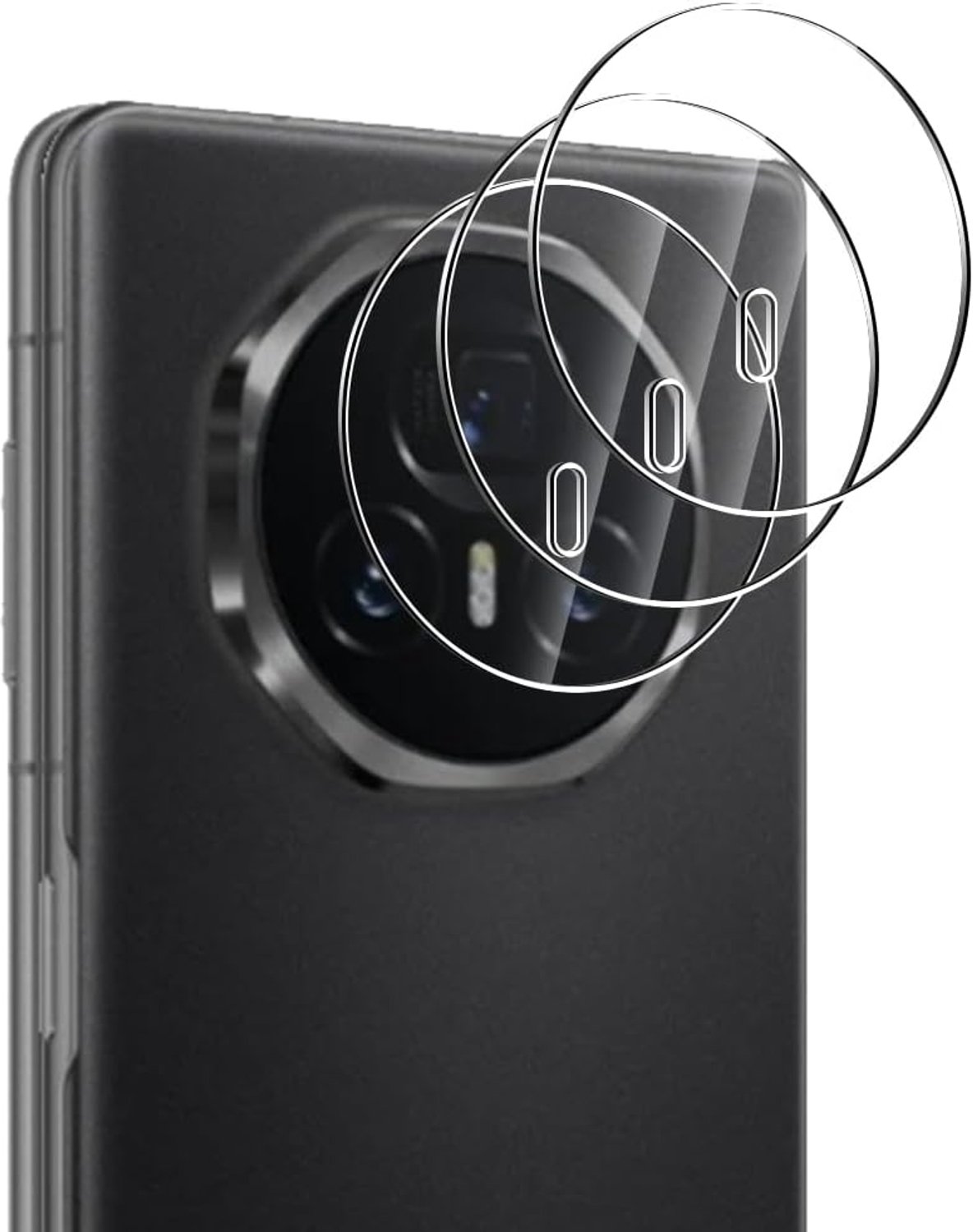 Camera bescherming voor Honor Magic V3 Camera beschermfolie 3 stuks, Anti-kras Camera Pantser Bescherming Glas/Compatibel met hoesjes/9H Camerabescherming Transparant Beschermingsglas voor