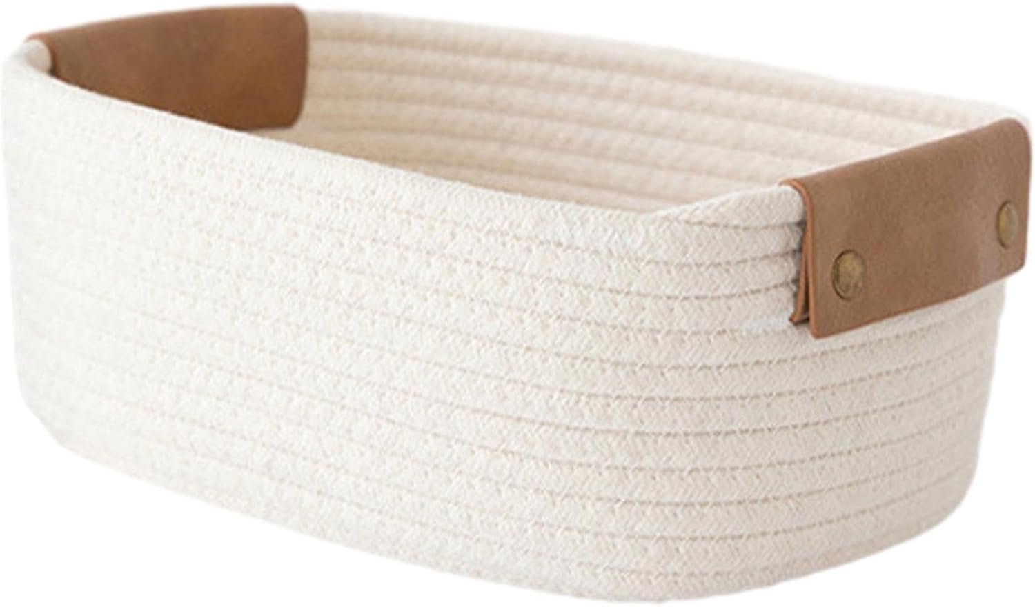Mand van katoenen touw, wasmand, mand van katoenen touw