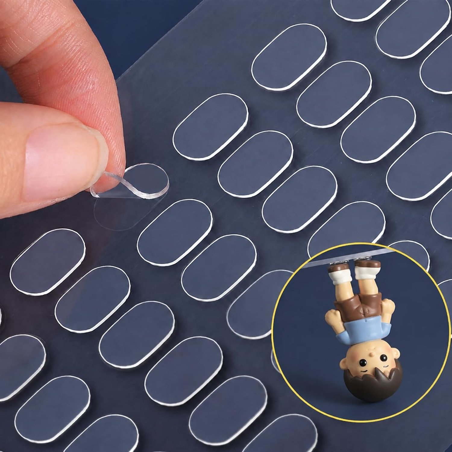 560 Stuks Dubbelzijdige Plakband 13 x 8 mm, Transparante Plakstrips voor Ballonnen, Foto's en Decoraties