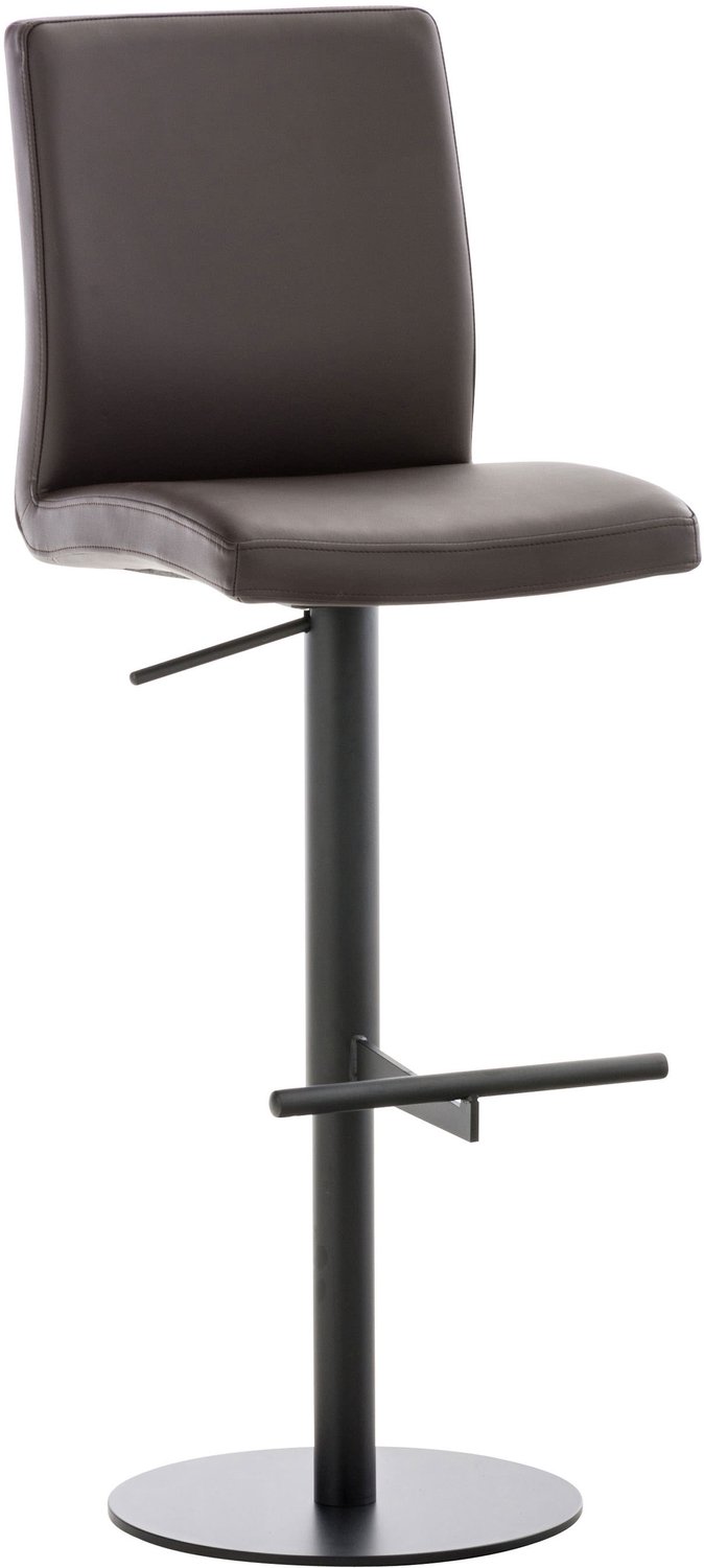 Luxe Comfort Barkruk - Verstelbaar - Kunstleer - Bruin bruin zwart