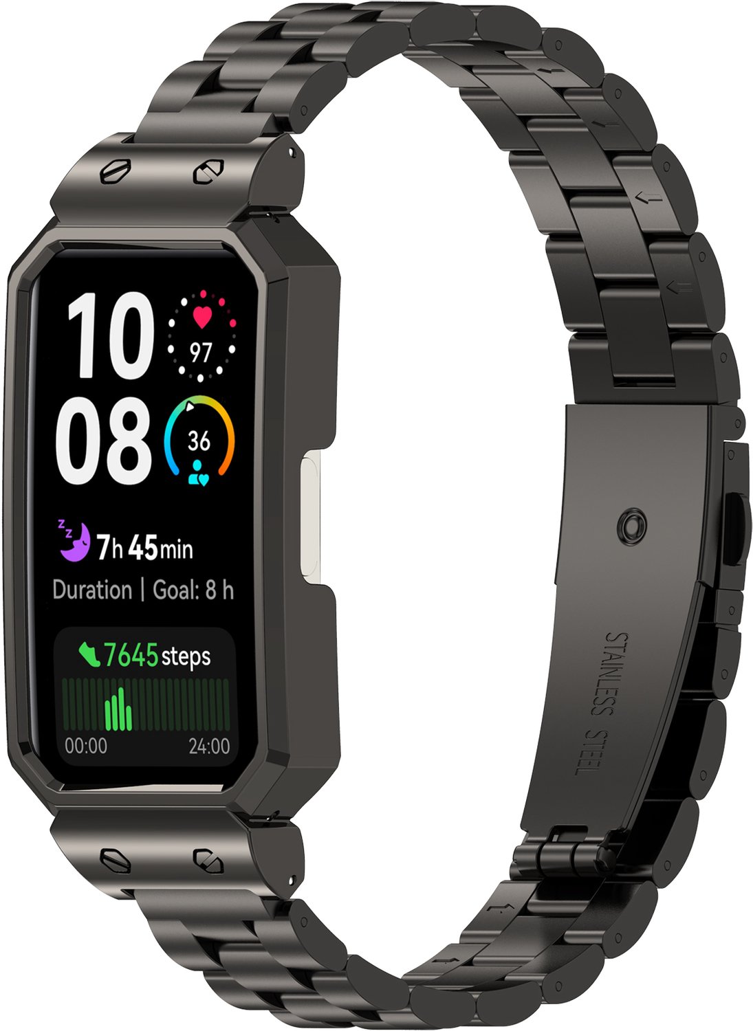 Roestvrijstalen band voor Huawei Band 10/9/8