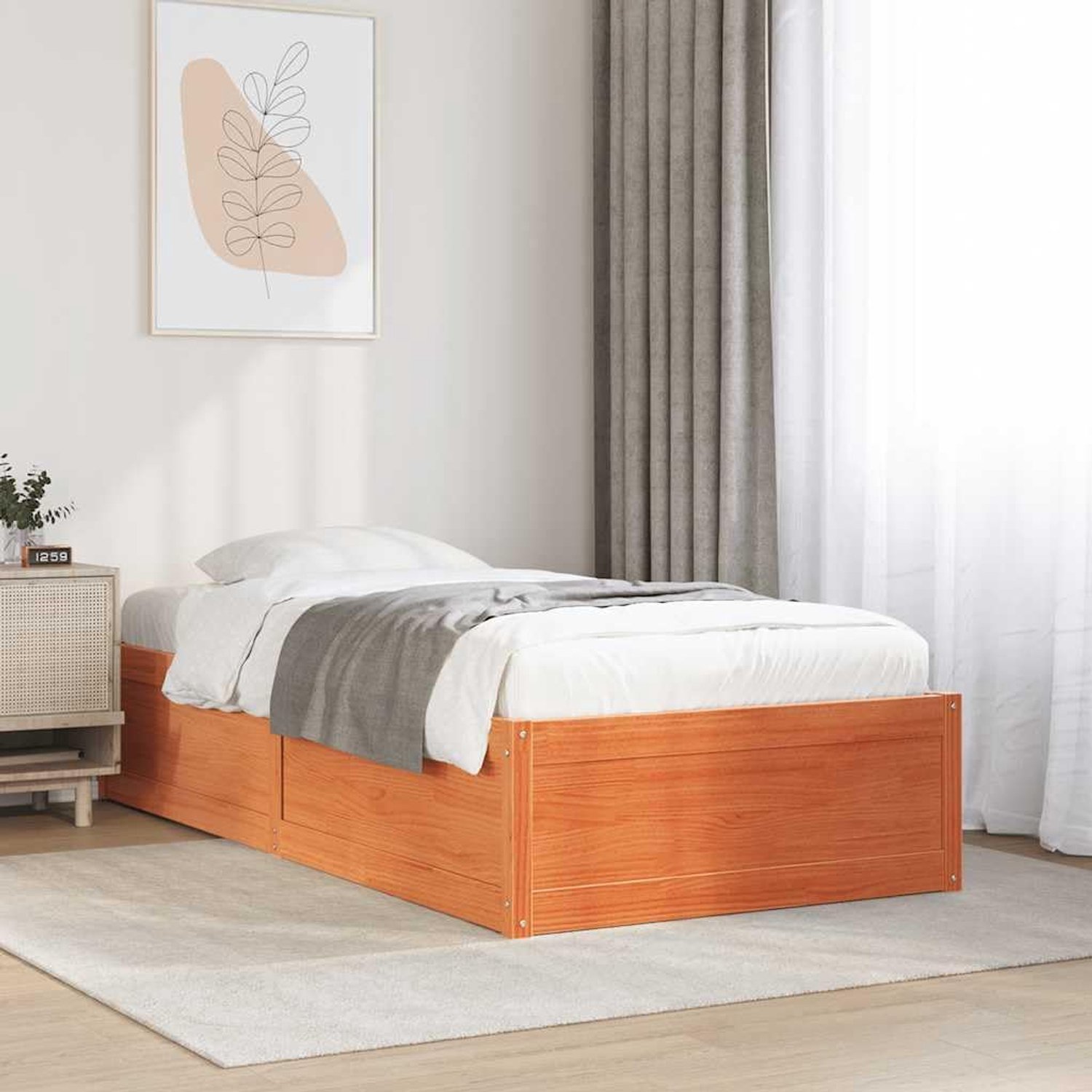 Grenenhout Modern design 75x190 cm Wasbruin
