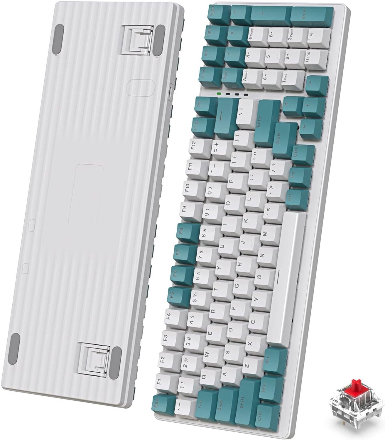 Gaming Toetsenbord - Groen - Mechanisch - LED-Verlichting met Anti-Ghosting - Voor PC/Mac