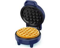 Snailar Mini-wafelijzer ABW59 - 550 W - 10 cm - blauw
